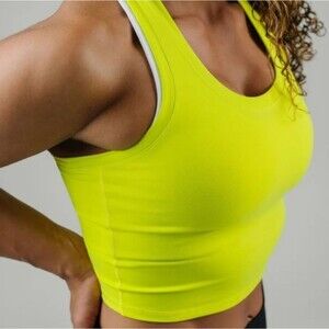 ZYIA Neon Yellow Tank Top M